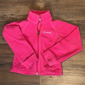 Kids 4-5 XXS size Pink Fleece Columbia Jacket